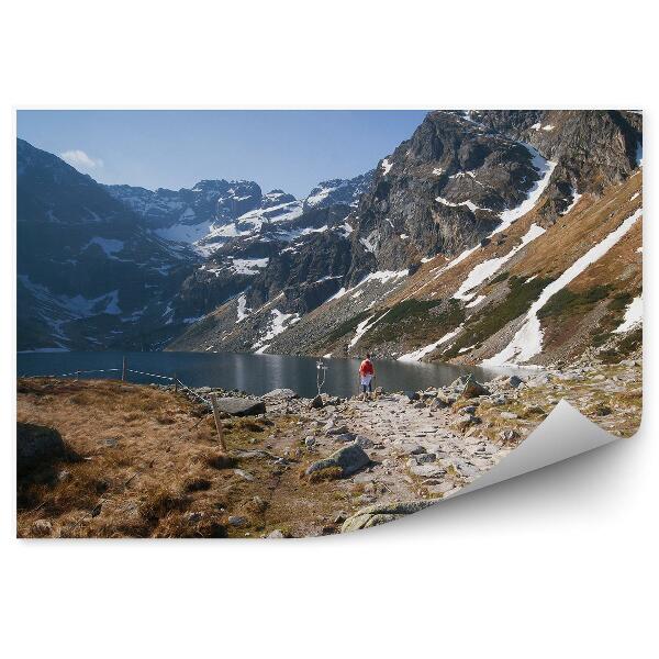 Papier peint Tatras Montagnes Arbres Ciel Nuages