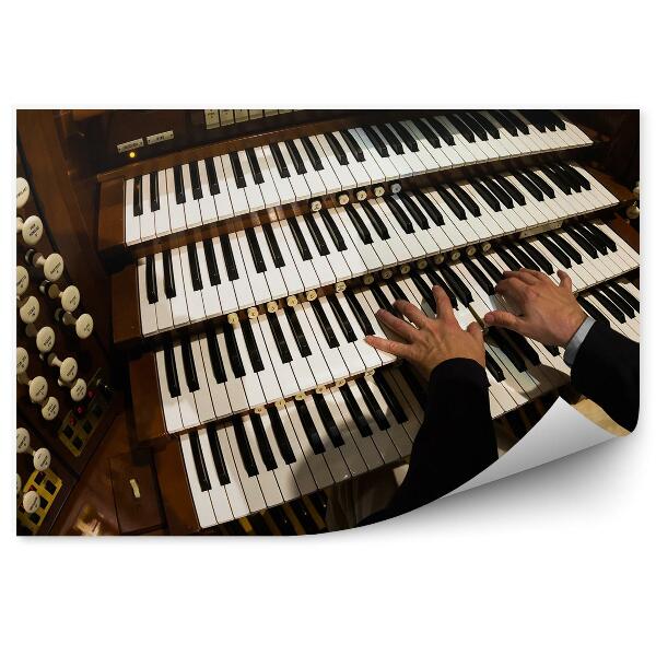 Papier peint Orgue Organiste Clavier