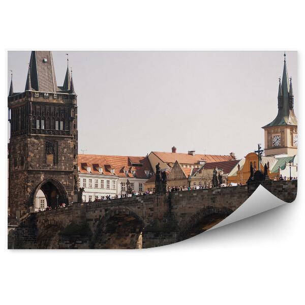 Papier peint Pont Charles Prague vieille ville