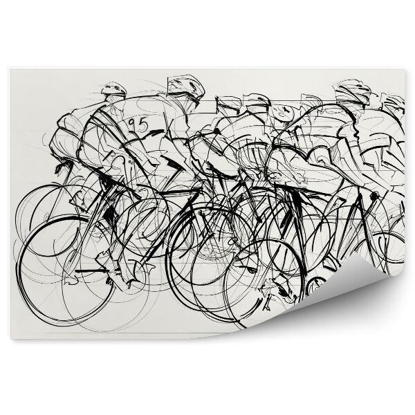 Papier peint Cyclistes lors d'une course