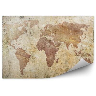 Papier peint Carte du monde vintage