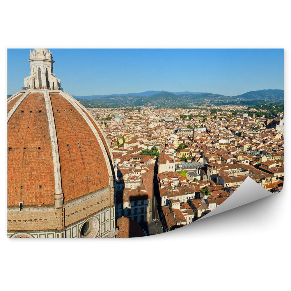 Papier peint Cathédrale Santa Maria Del Fiore Bâtiments Place Michel-Ange Florence Italie