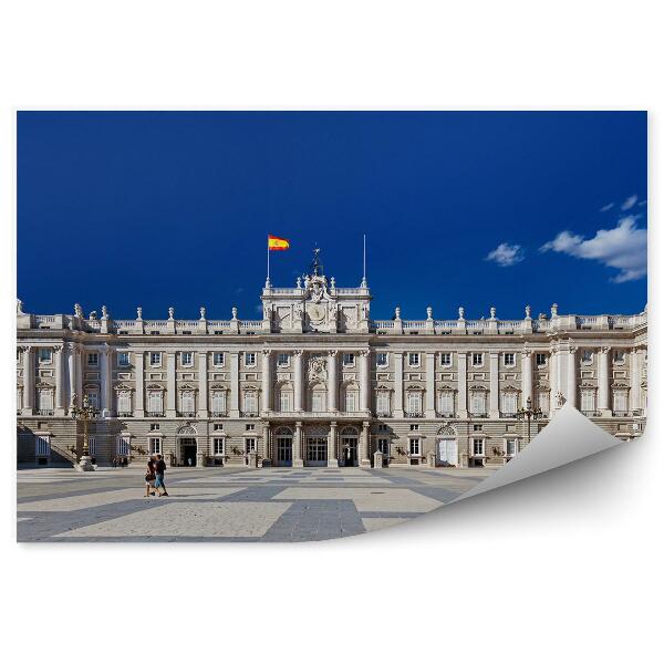 Papier peint Palacio madrid espagne architecture drapeau architecture