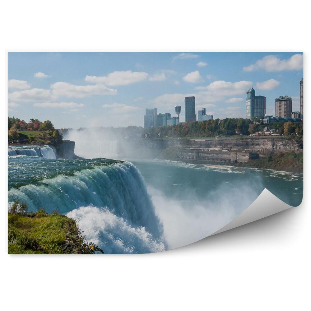 Papier peint Architecture de la ville de Niagara Falls Arbres
