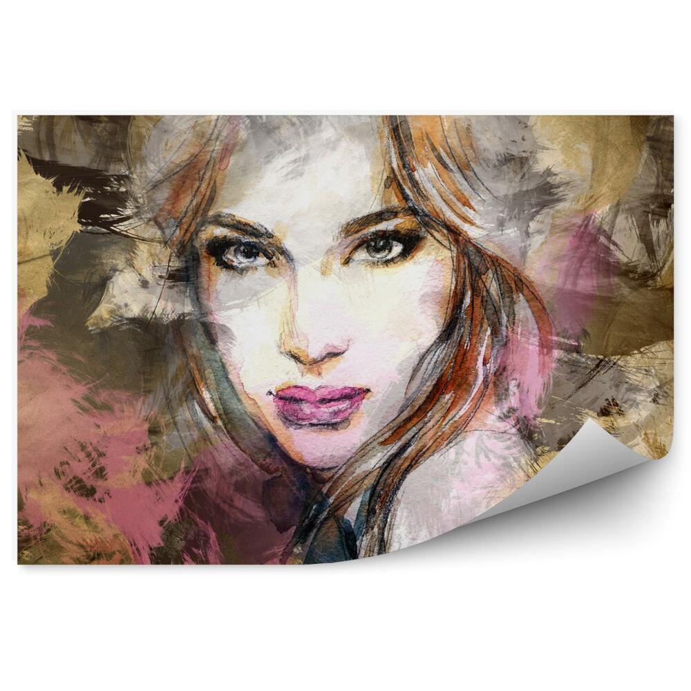 Papier peint Beau visage de femme