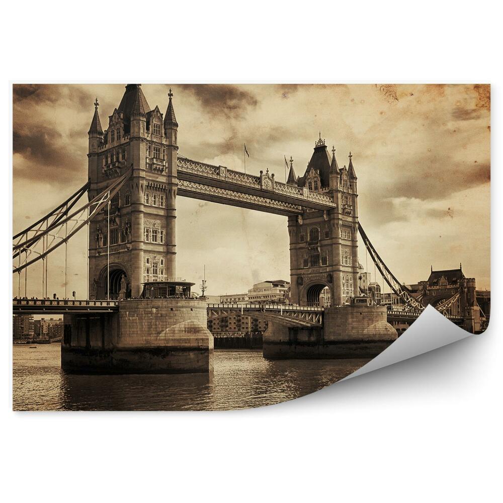 Papier peint Photo vintage du célèbre pont de Londres