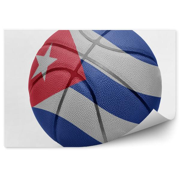 Papier peint Basket-ball motif cube de basket-ball