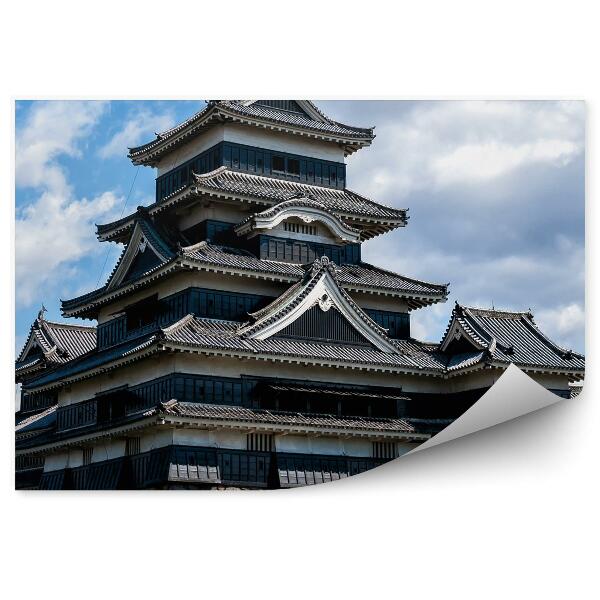 Papier peint Château matsumoto japon architecture asiatique