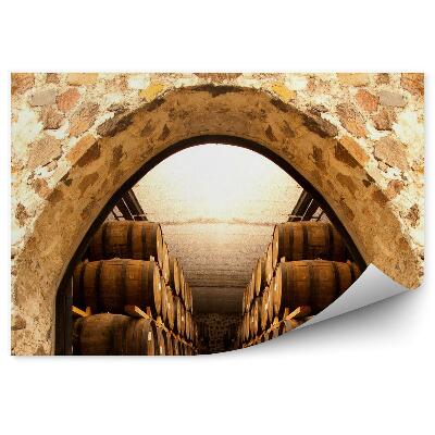Tapisserie murale Tonneaux de vin