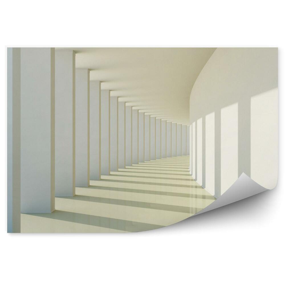 Papier peint Couloir Abstrait 3d