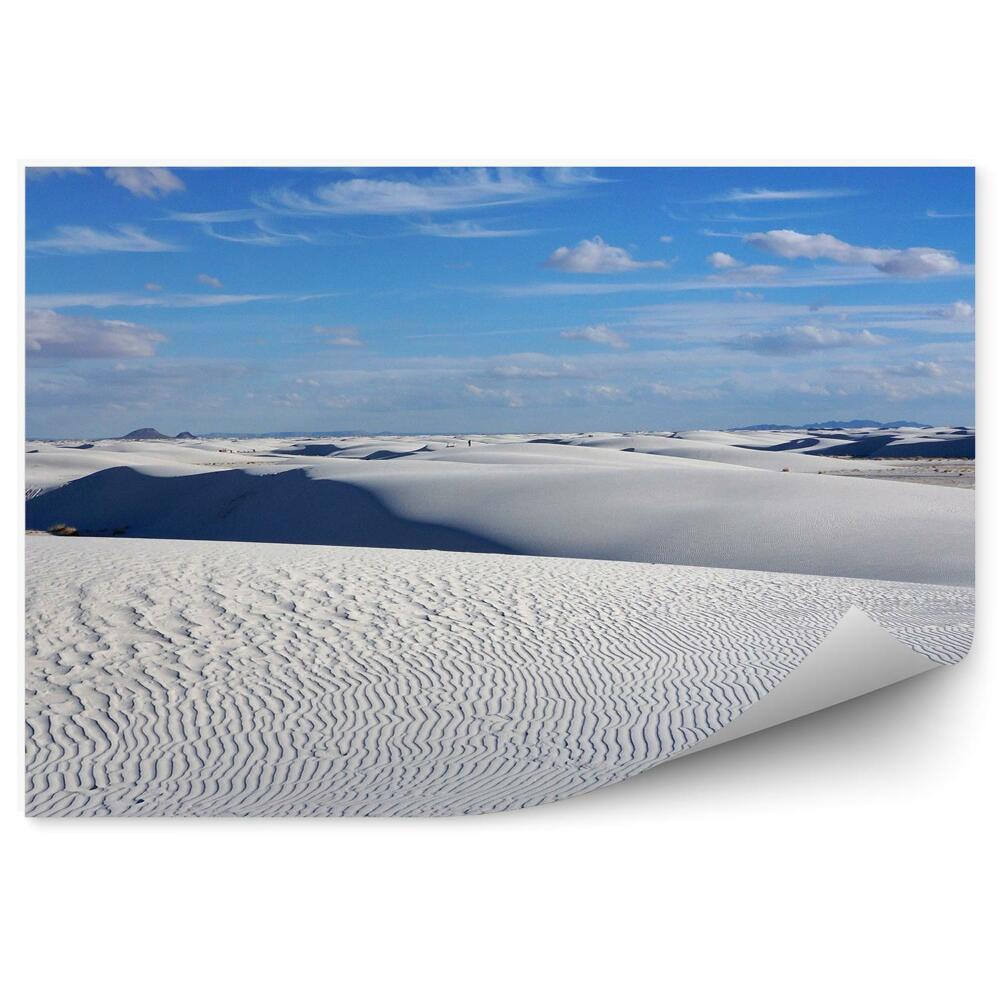 Papier peint Parc national sable blanc mexico