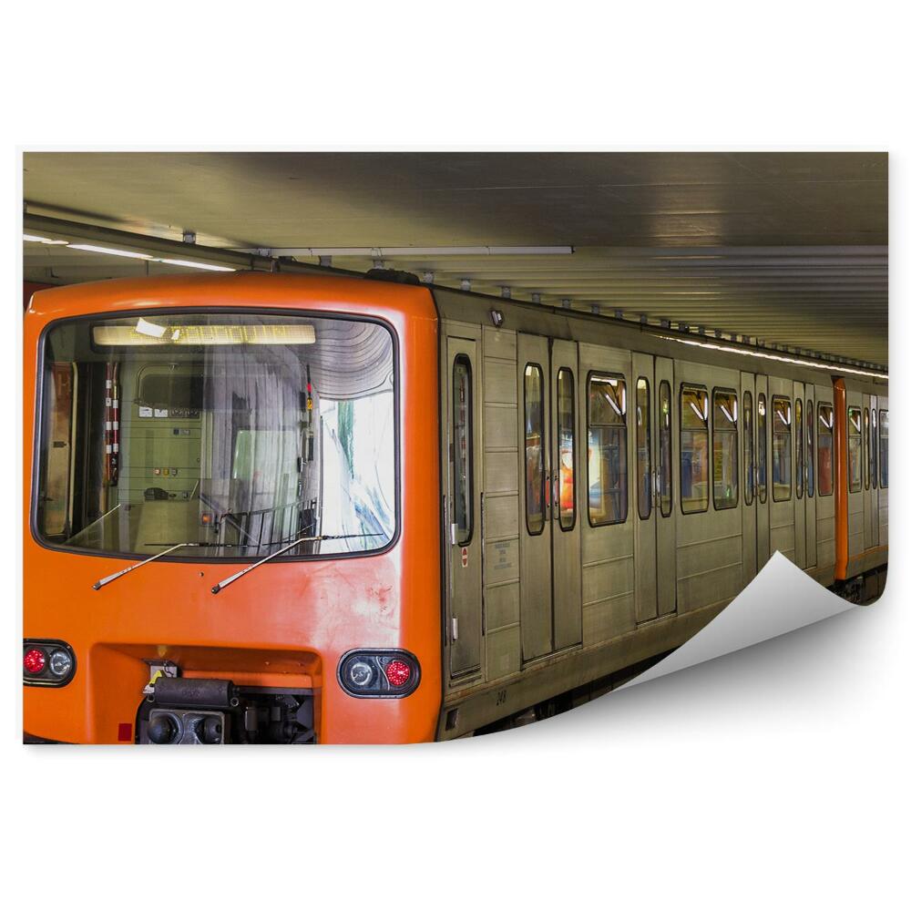 Papier peint Bruxelles métro train transport circulation