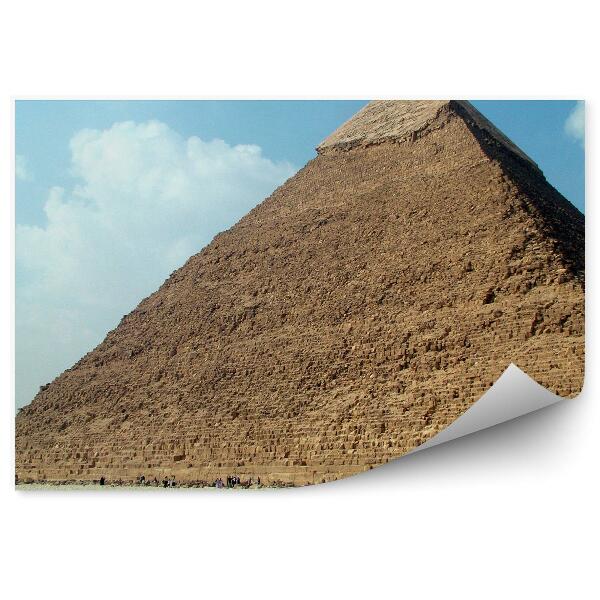 Papier peint Pyramide Égypte touristes