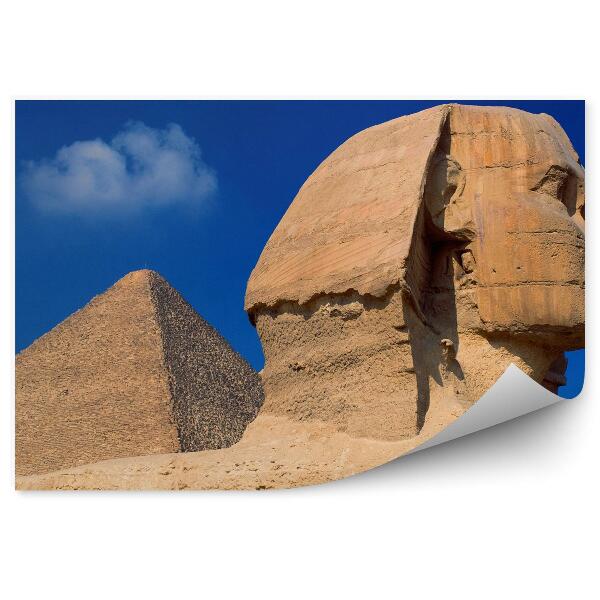 Papier peint Sphinx profil architecture Egypte