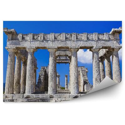 Papier peint Ruines d'un temple sur l'île d'Egine