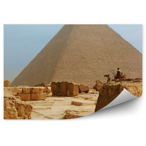 Papier peint Pyramide ruines monuments chameau