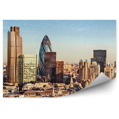 Papier peint Bâtiments Gratte-ciel Ciel Nuages Londres