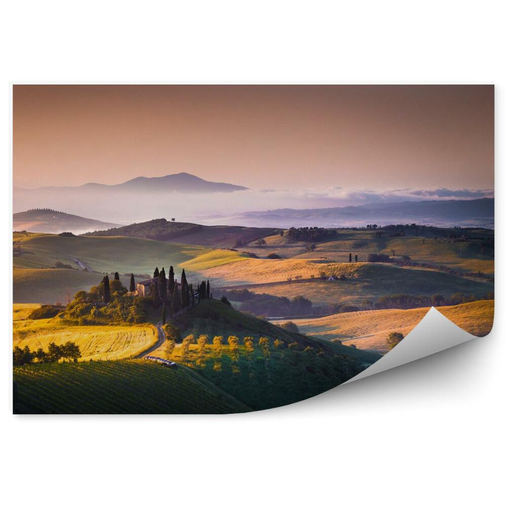 Papier peint Panorama De La Toscane