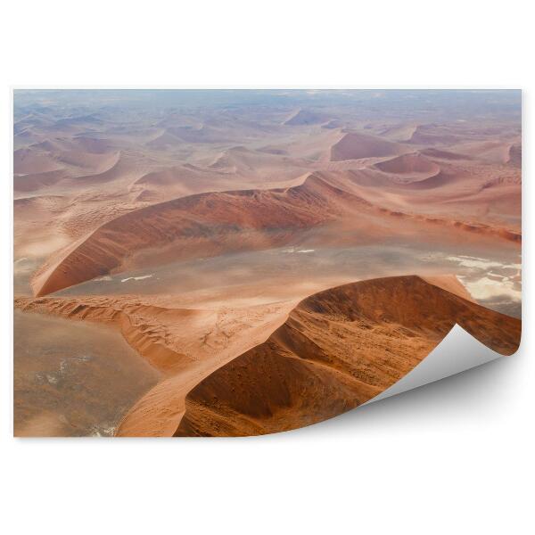 Papier peint Namibie désert sable nuages