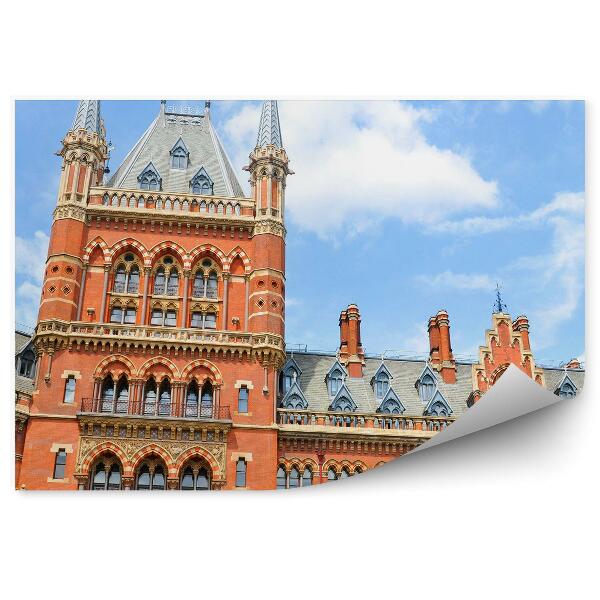 Papier peint Gare de St Pancras Londres Ciel Nuages Arbres