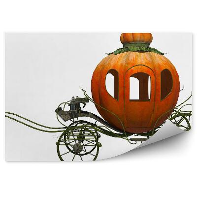 Tapisserie panoramique Citrouille en calèche