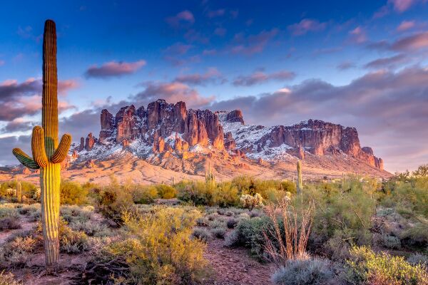 Tapisserie murale Paysage de montagnes en Arizona