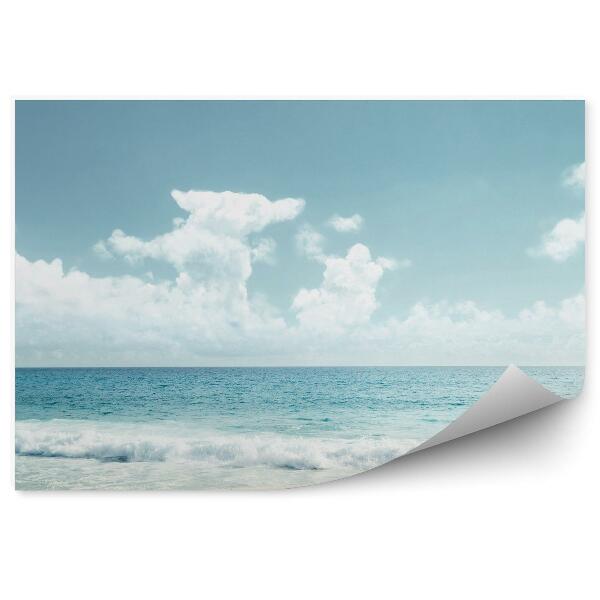 Papier peint Ligne de rivage Vagues Mer Sable