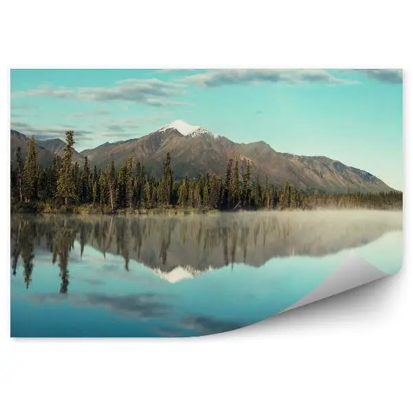Tapisserie panoramique Lac en alaska
