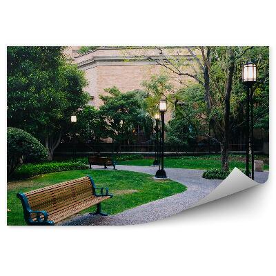 Papier peint Parc au centre de la ville Verdure