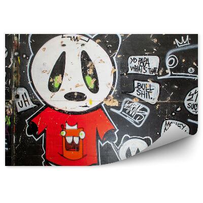 Papier peint Graffiti Panda Légende