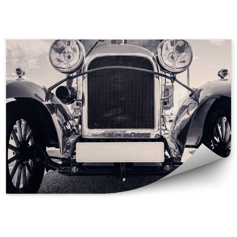 Papier peint Vue avant d'une automobile classique