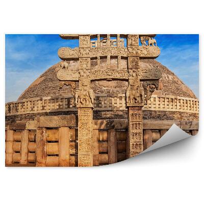 Papier peint Stupa indien architecture bouddhiste