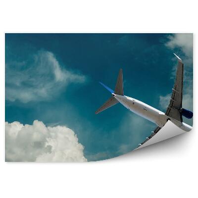 Papier peint Avion ciel nuages perspective