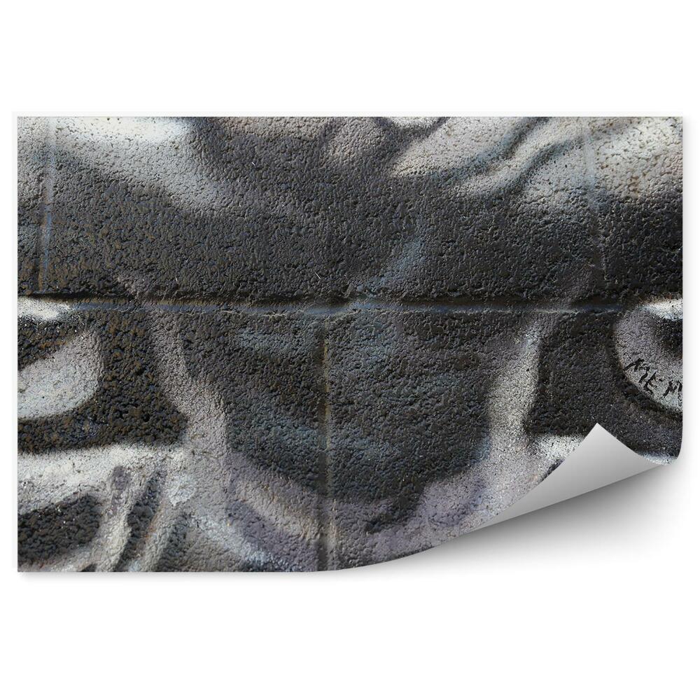 Papier peint Graffiti Yeux De Singe