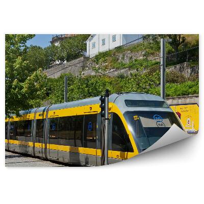 Papier peint Train de banlieue portugais transport