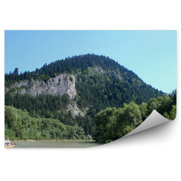 Papier peint Montagnes Arbres Nature Dunajec Pieniny Rafters