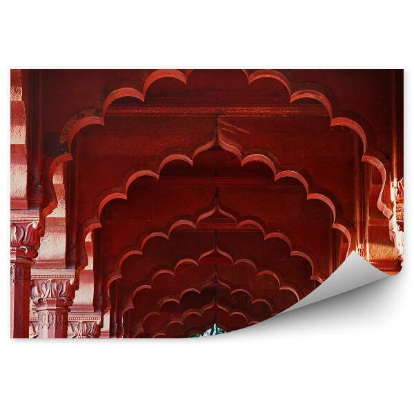 Papier peint Arcade du fort rouge de l'Inde