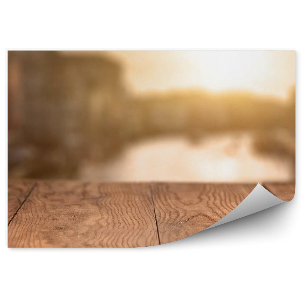 Papier peint Terrasse En Bois Vue