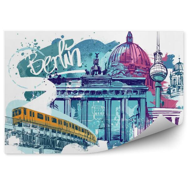 Tapisserie panoramique Berlin Travel