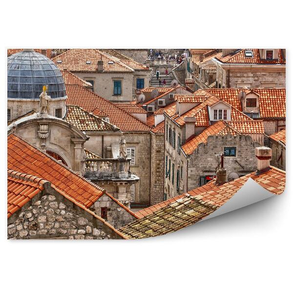 Papier peint Croatie pittoresque ville bâtiments touristes