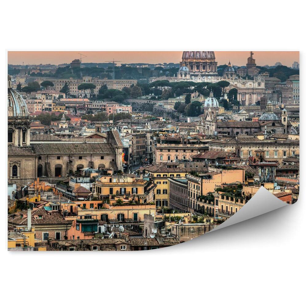 Papier peint ville de rome bâtiments architecture
