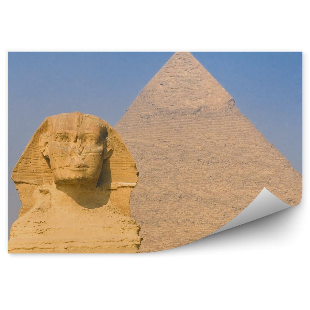 Papier peint Sphinx de la pyramide de Gizeh