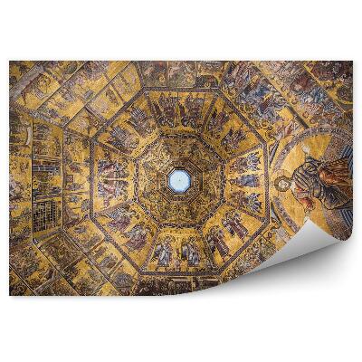 Papier peint Mosaïque église religion anges voûte