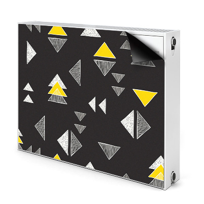 Cache radiateur aimanté Triangles dessinés