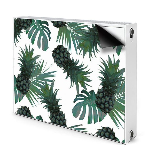 Déco cache radiateur Ananas verts