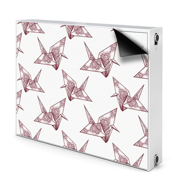 Cache radiateur aimanté Oiseaux en origami