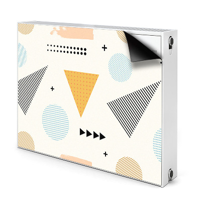 Décoration radiateur Formes colorées