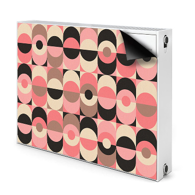 Décoration radiateur Cercles vintage