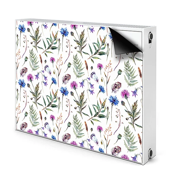 Cache radiateur aimanté Fleurs d'un pré