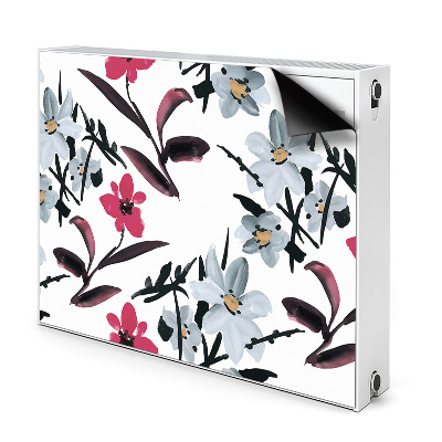 Cache radiateur aimanté Belles fleurs